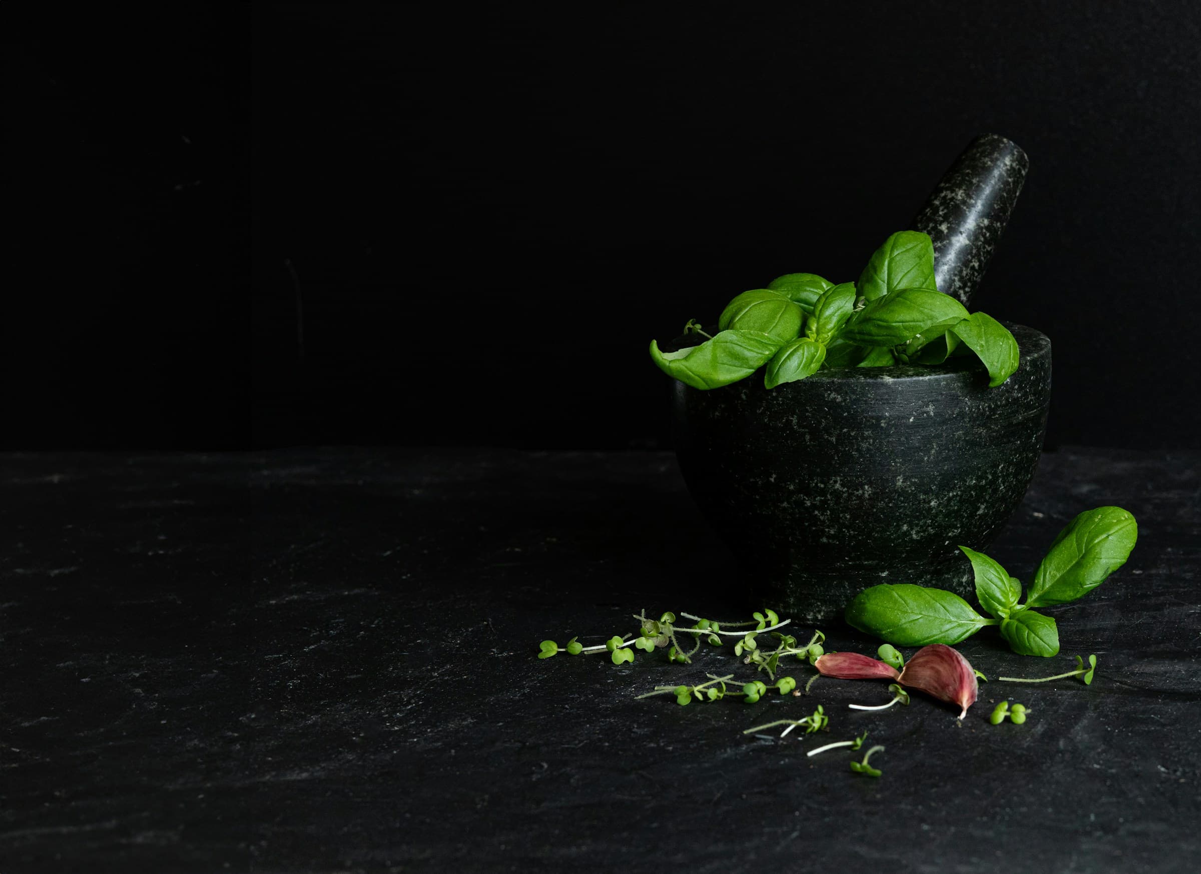 Dried herbs and vessels — The Blend, custom herbal remedies